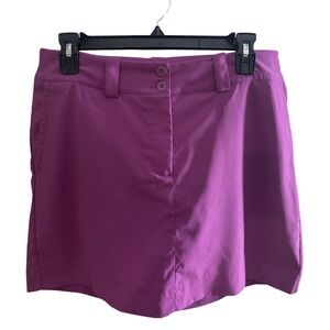 Nike Golf Skirt Dri-Fit Skort Women's Size‎ 8 Purple Built In Shorts Athletic